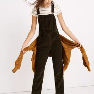 NWT Madewell Corduroy Overalls Size M